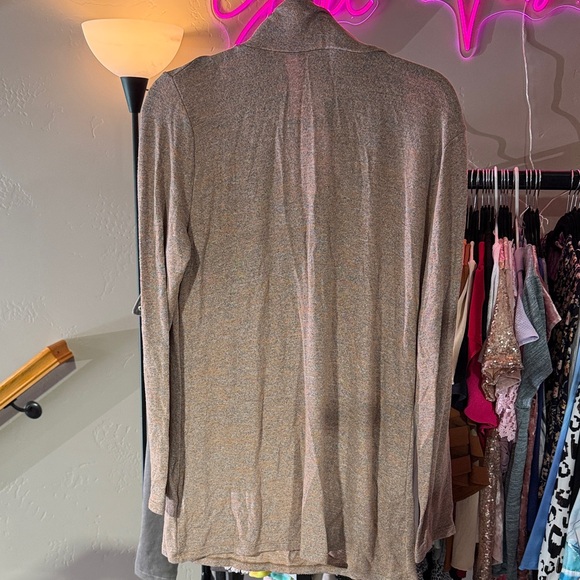 Elegant Cowl Neck Sweater - Tan NWOT - Picture 4 of 4